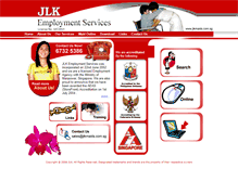 Tablet Screenshot of jlkmaids.com.sg